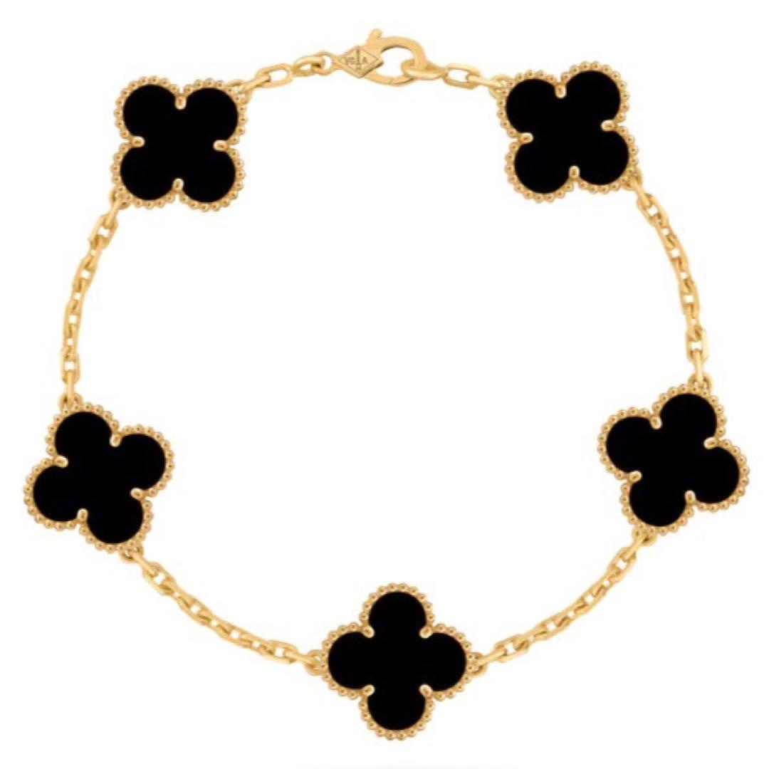 ヴァンクリーフアンドアーペル オニキス 5P ブレスレット