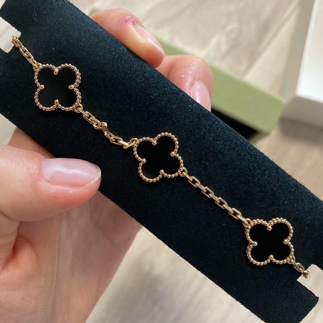 ヴァンクリーフアンドアーペル オニキス 5P ブレスレット