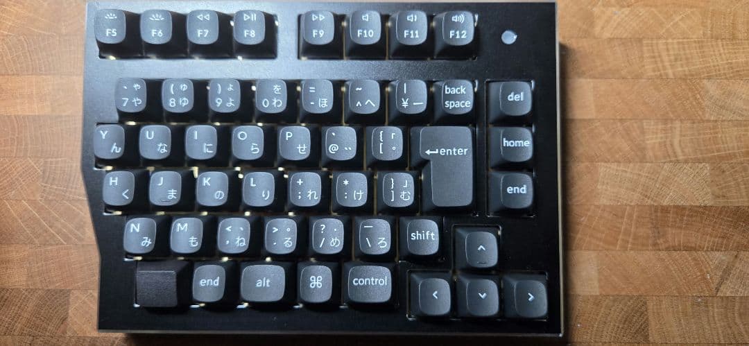 waffree 無線　完全分割　キーボード 日本語配列　テンキーレス　80%