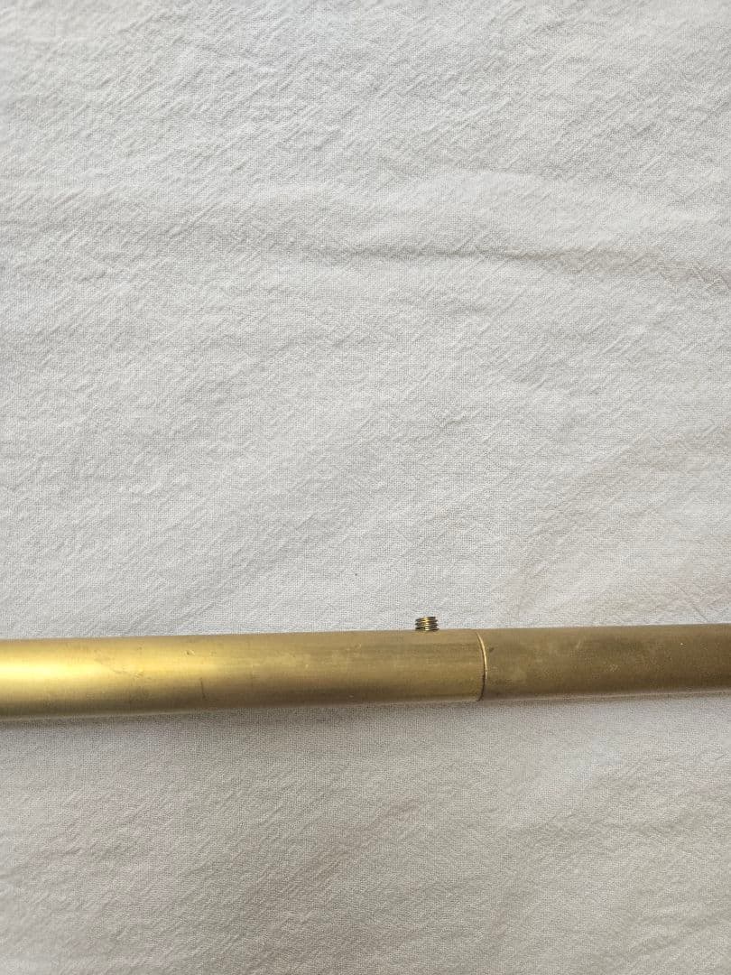 上手工作所　真鍮製 L字天吊りハンガーバー Sサイズ H220 1セット