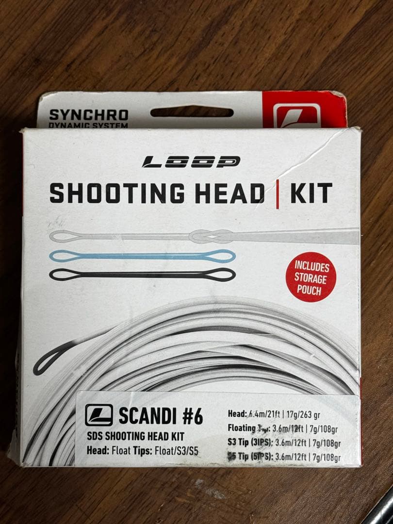 釣り仕掛け・仕掛け用品 LOOP SDS Shooting Head Kit Scandi #6