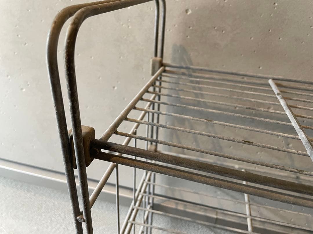 ヴィンテージ　レア　無印良品　スチールラック（送料5,000円込）