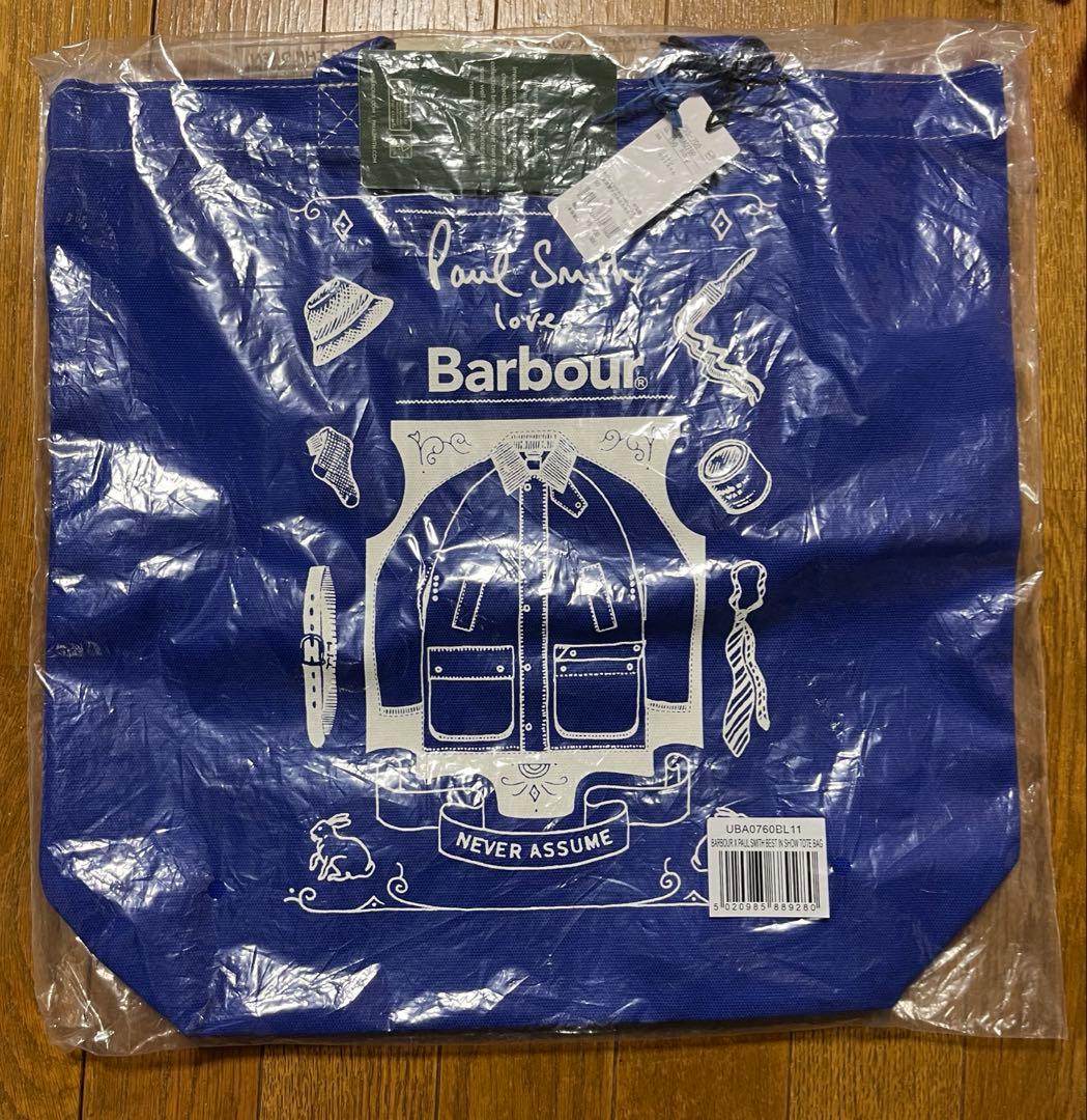Paul Smith x Barbour トートバッグ