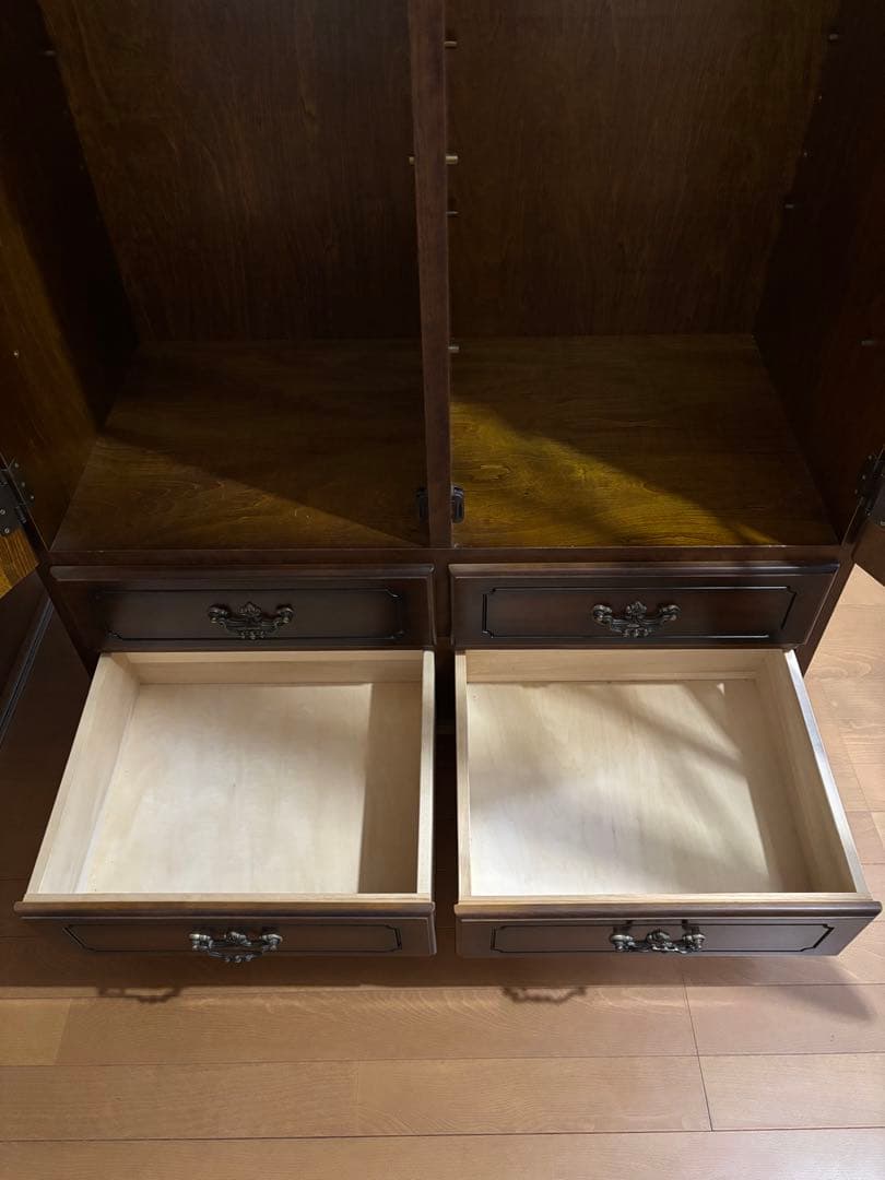 カリモク　コロニアル　ブックシェルフ　引き取り限定