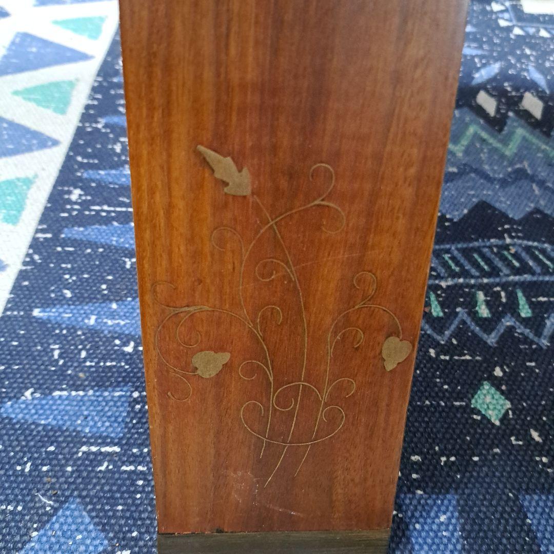 ♡アンティーク　象嵌 　金彩 オットマン チェア スツール 鞍型 白♡