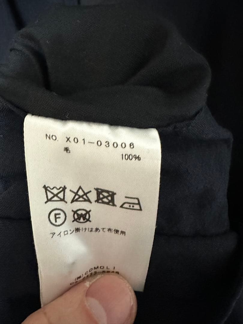 comoli ウールスイングトップ&ニータックパンツ　セットアップ