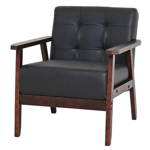 1Pソファ　オスロ　一人用椅子　木製フレーム　オシャレ　コンパクト　シンプル