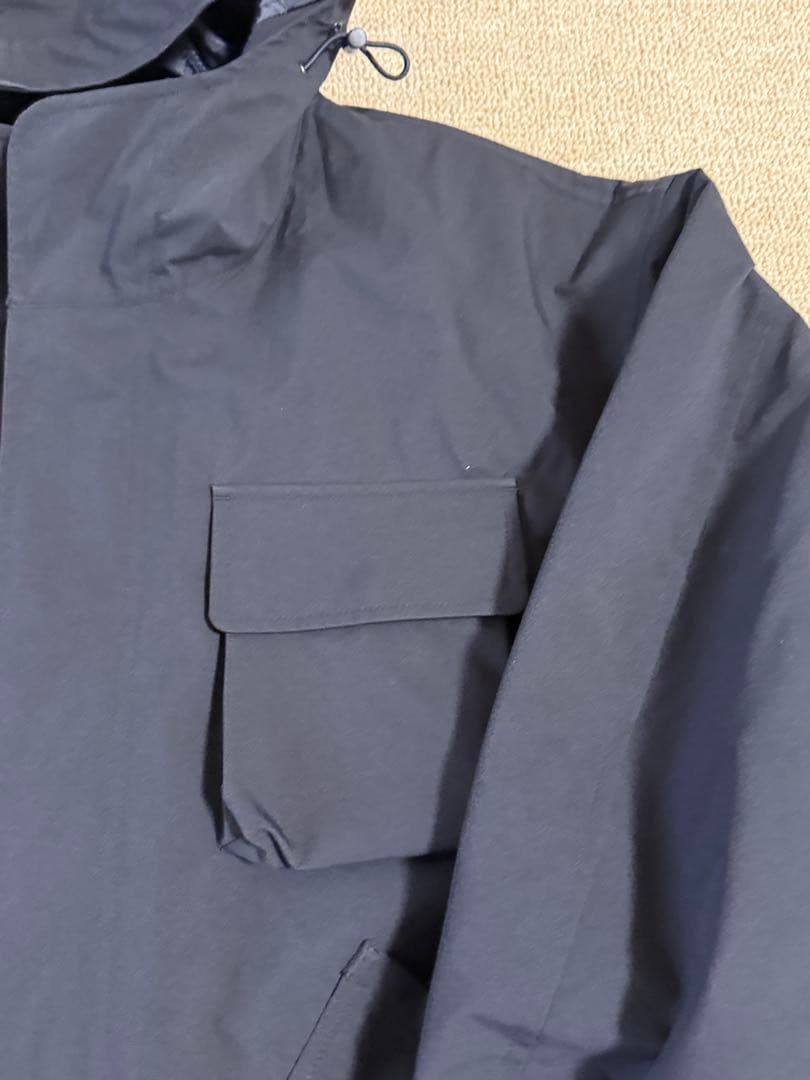 GU×エンジニアードガーメンツ　パデッドシェルパーカー L ネイビー