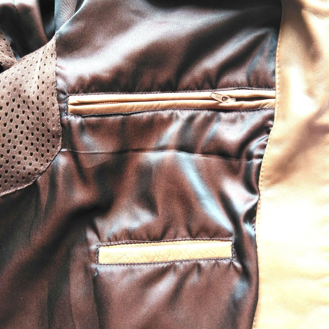 シングルライダース ラムレザー本革XL 美品‼️