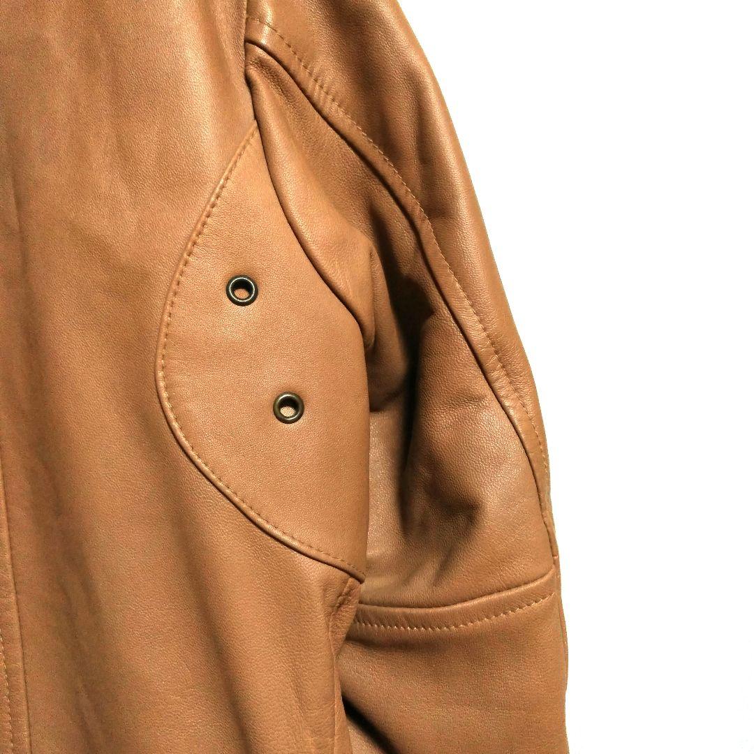 シングルライダース ラムレザー本革XL 美品‼️