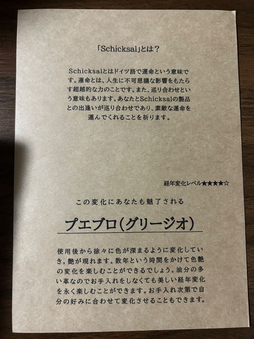 シックザール 革軸ペン プエブロ グリージオ シャーペン 新品未使用
