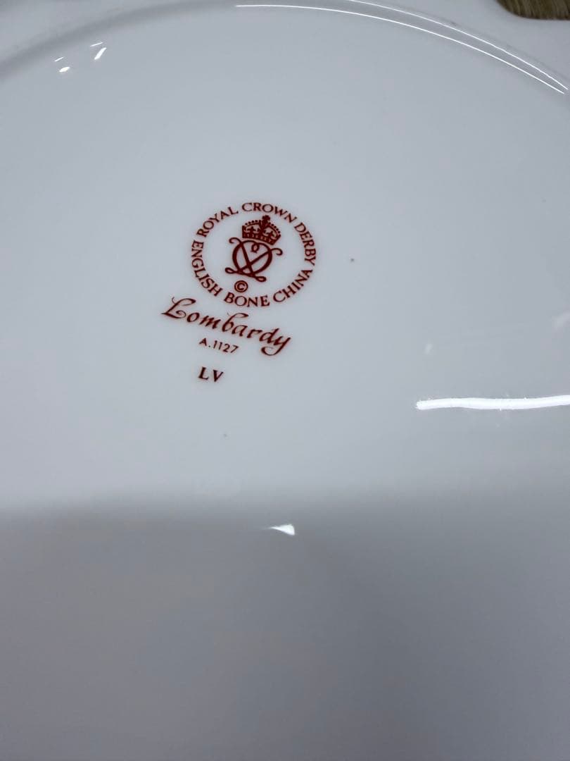  Crown Derby Lombardy プレート 3枚セット