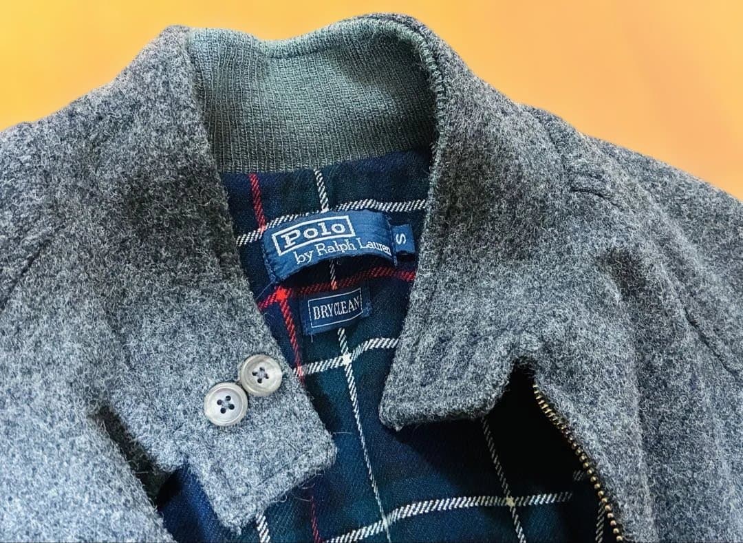 ぬ*ぴ様 ralph lauren ウール　ハリントン g9 スイングトップ　ジ