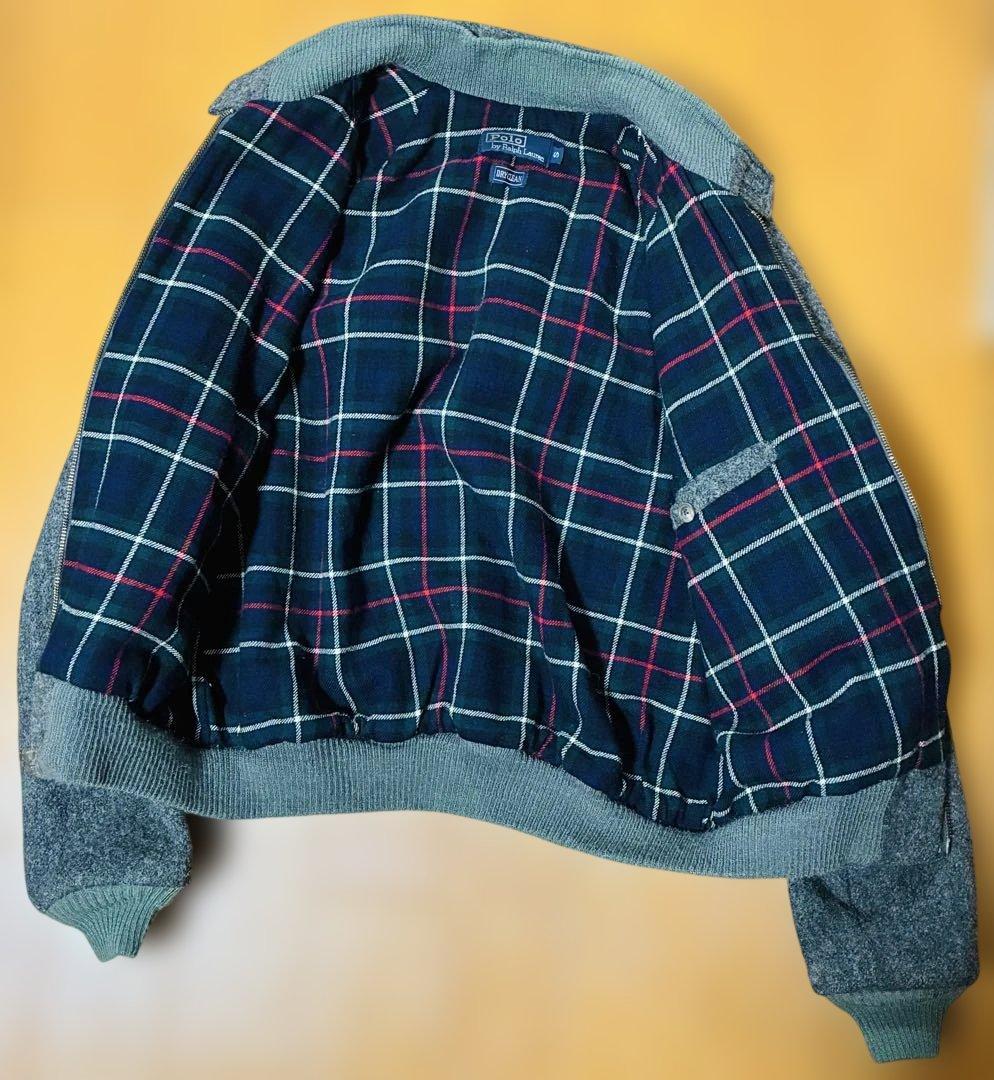 ぬ*ぴ様 ralph lauren ウール　ハリントン g9 スイングトップ　ジ