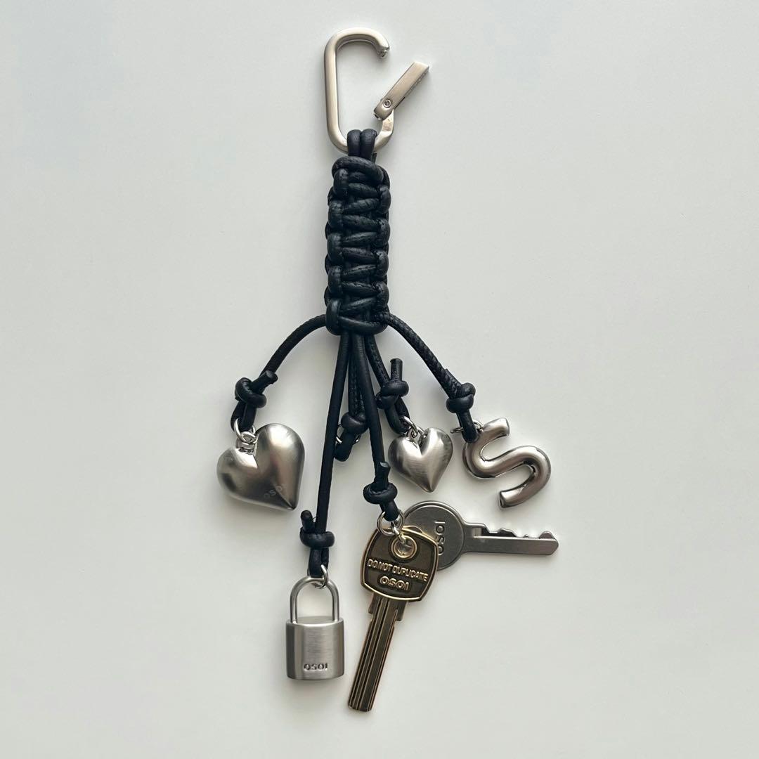 【新品】OSOI ロープキーリング ブラック UNITED ARROWS 別注品