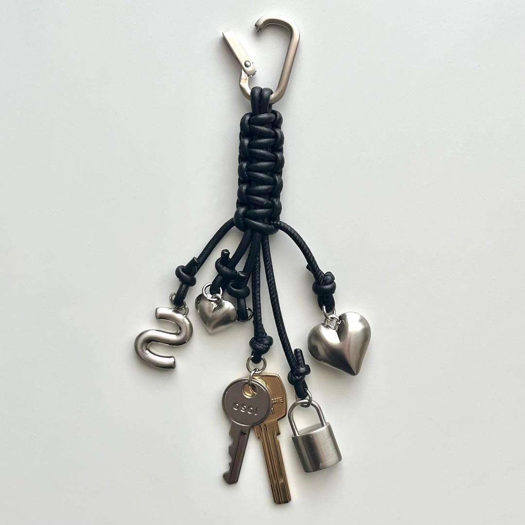 【新品】OSOI ロープキーリング ブラック UNITED ARROWS 別注品