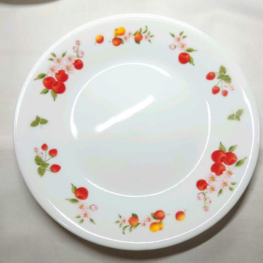 コレール　チェリー柄　プレート　ボウル　12点セット