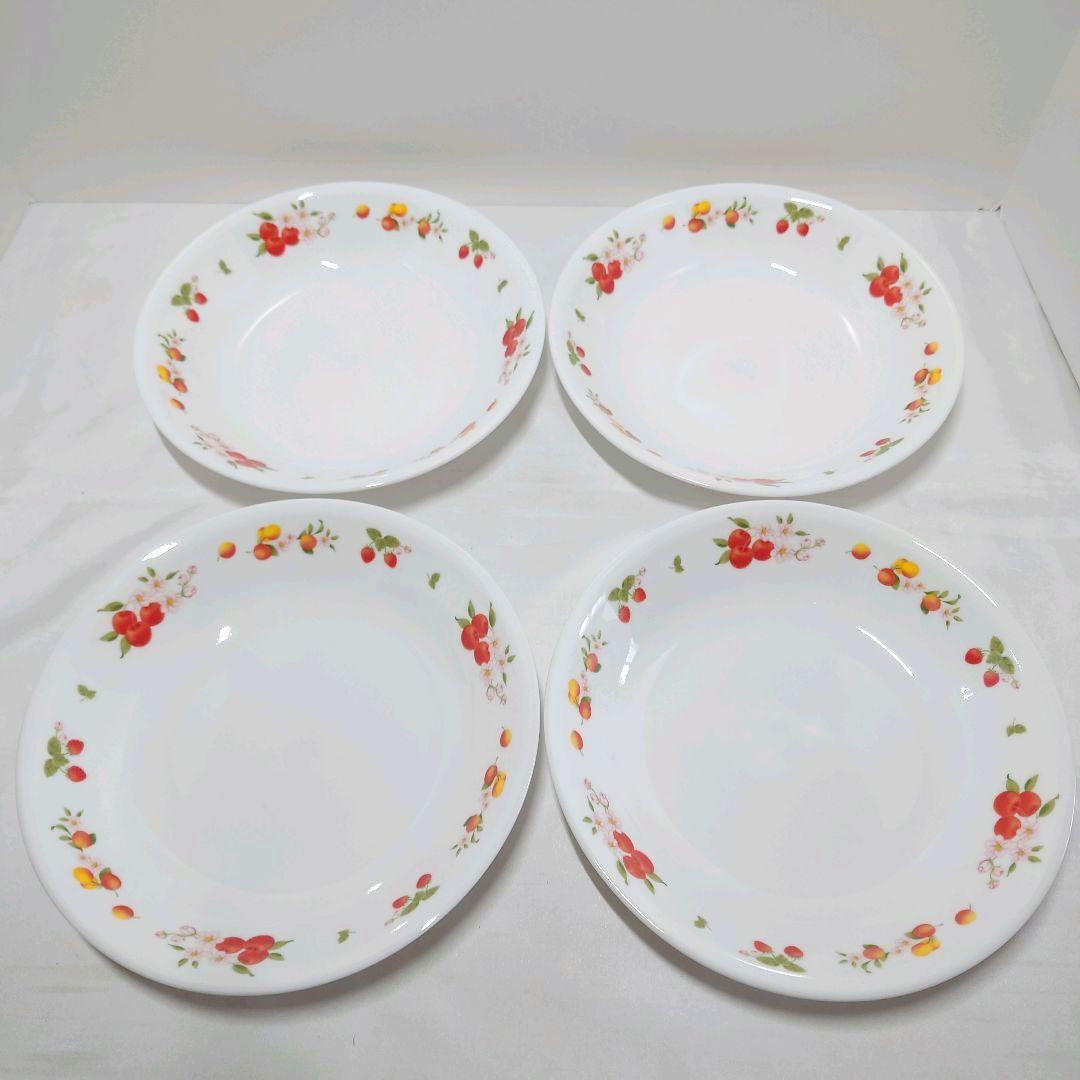 コレール　チェリー柄　プレート　ボウル　12点セット