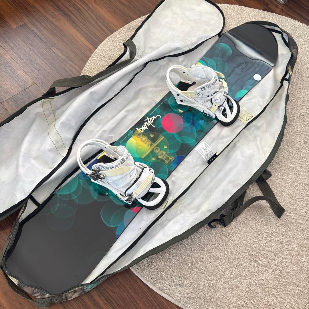 Burton スノーボードバッグとバインディングセット