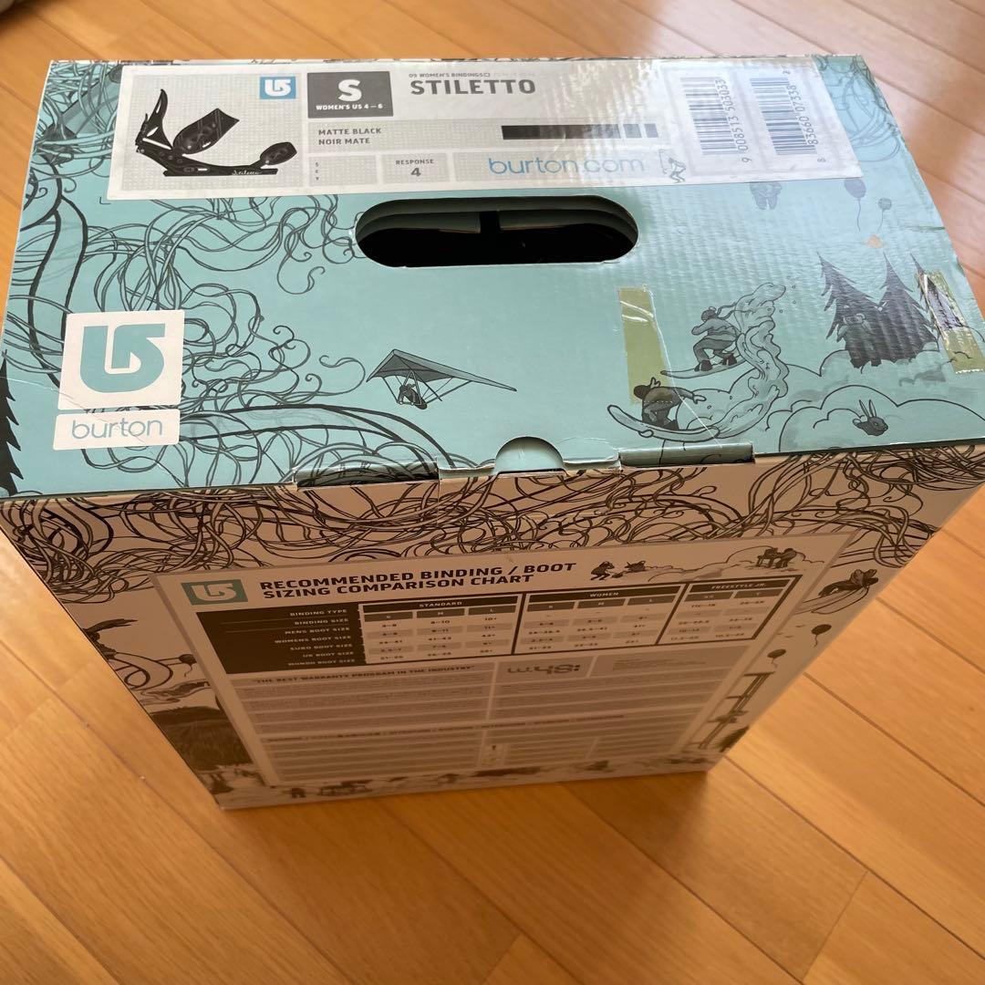 ビンディング　Burton Stiletto S:US4-6　マットブラック