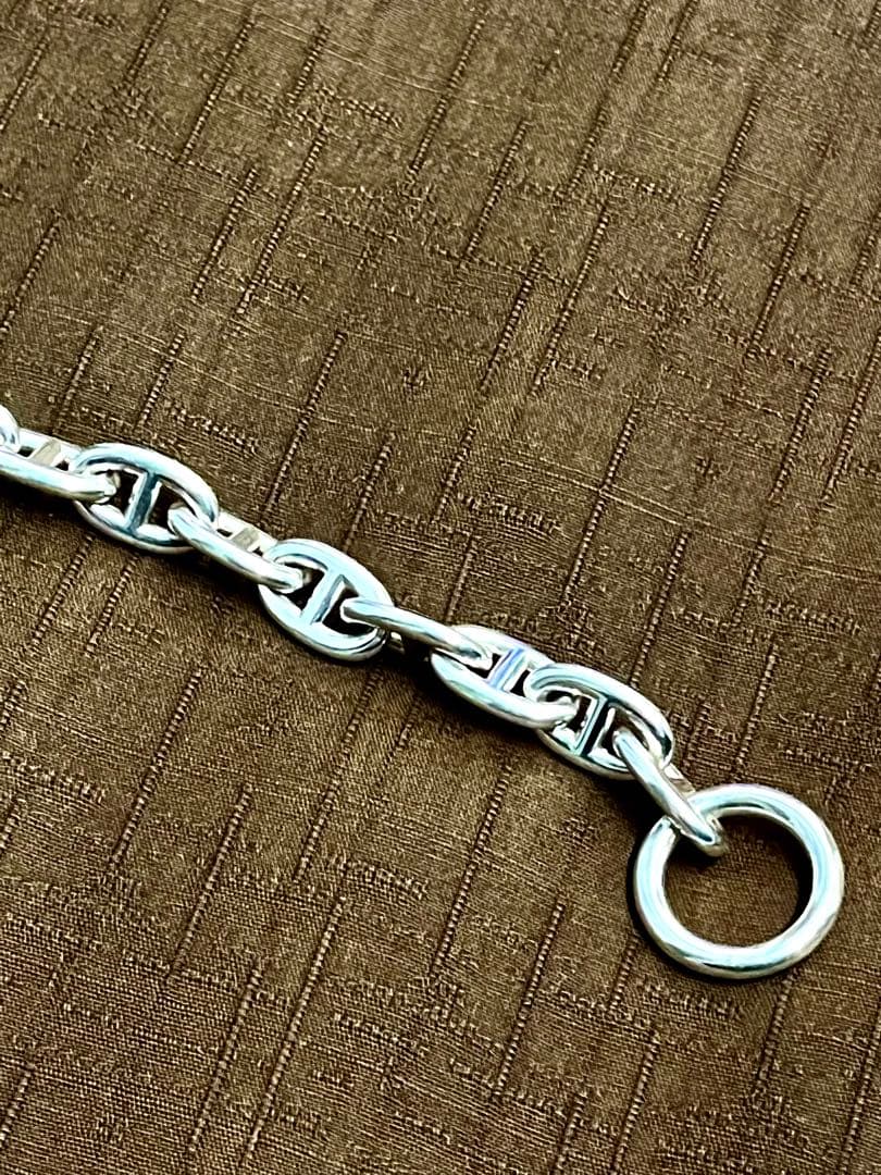 エルメス シェーヌダンクル　MM 16コマ ブレスレット　シルバー925