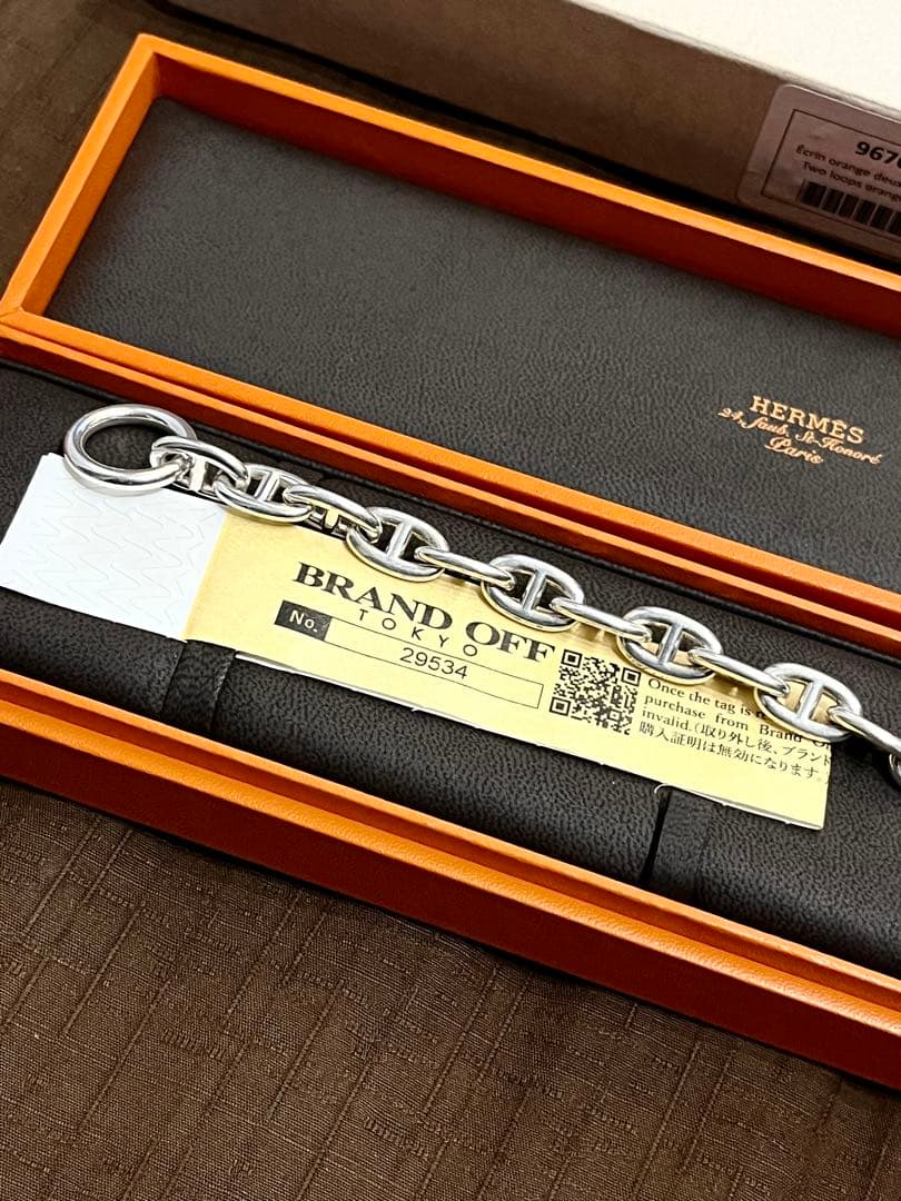 エルメス シェーヌダンクル　MM 16コマ ブレスレット　シルバー925