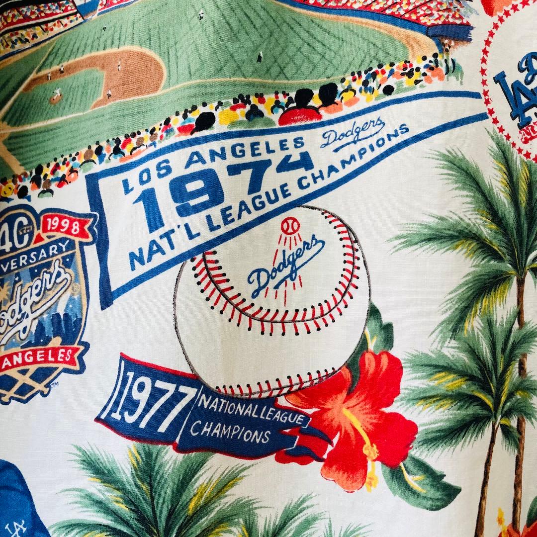超激レア★大谷翔平　レインスプーナー×MLB アロハ ドジャース ベージュ 男女