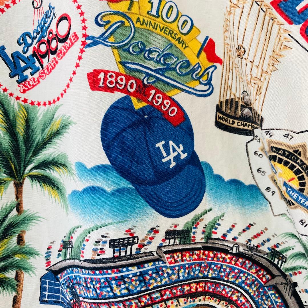 超激レア★大谷翔平　レインスプーナー×MLB アロハ ドジャース ベージュ 男女