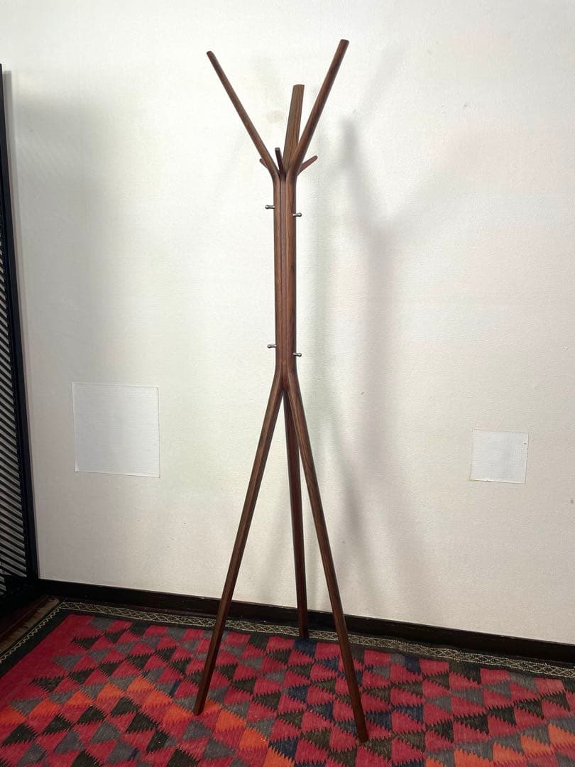 カリモク スタンダードモダン ポールスタンド モカブラウン ポールハンガー