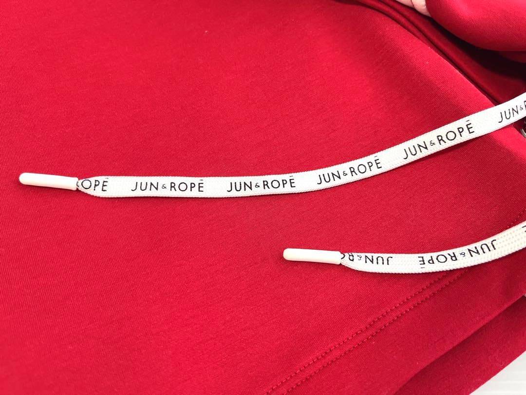 【新品タグ付き】ジュンアンドロペ セットアップ　レッド　ボンディング