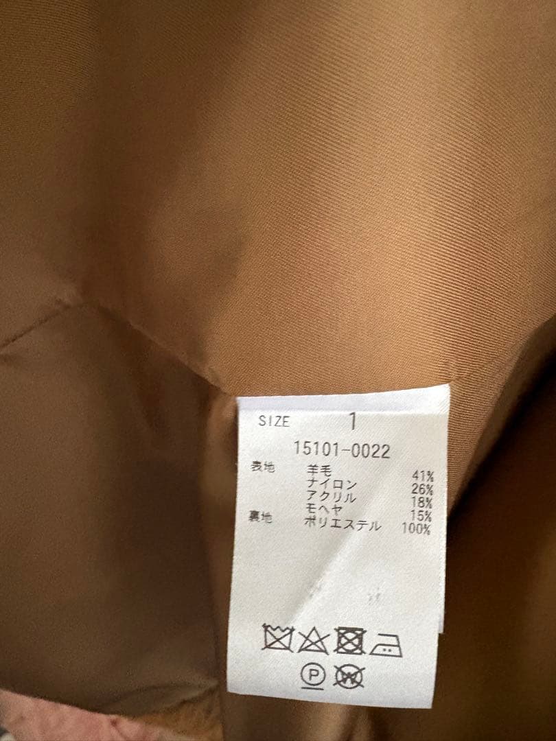 CLANE SHORT SHAGGY COCOON OVER COAT 1サイズ