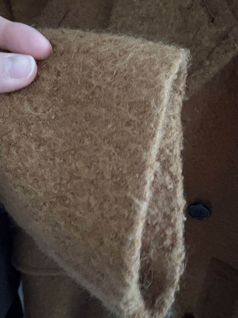 CLANE SHORT SHAGGY COCOON OVER COAT 1サイズ