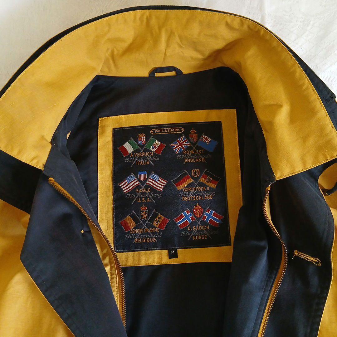 『PAU L&SHARK』メンズ イエロー ジャケット.トレンチコート 【美品】