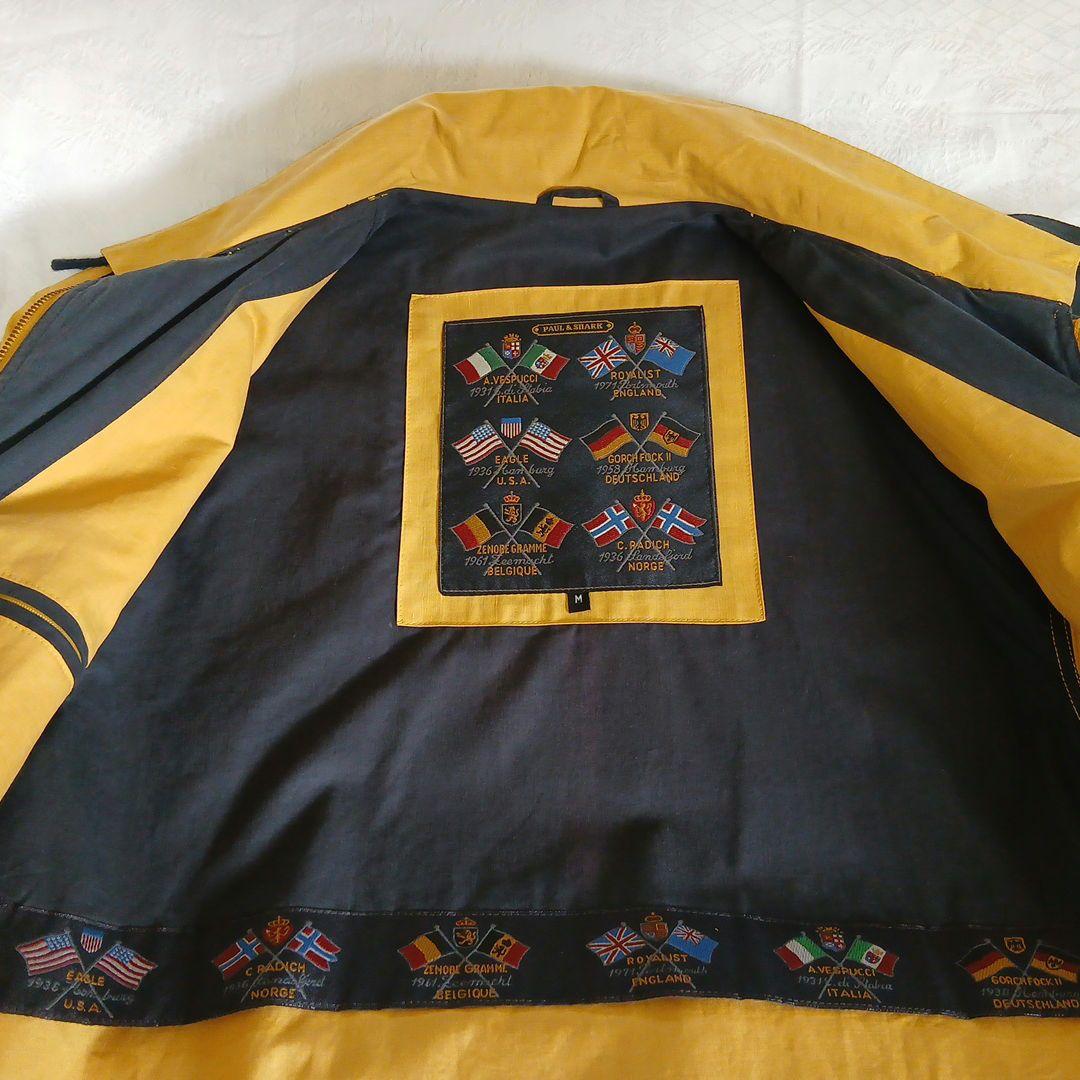 『PAU L&SHARK』メンズ イエロー ジャケット.トレンチコート 【美品】