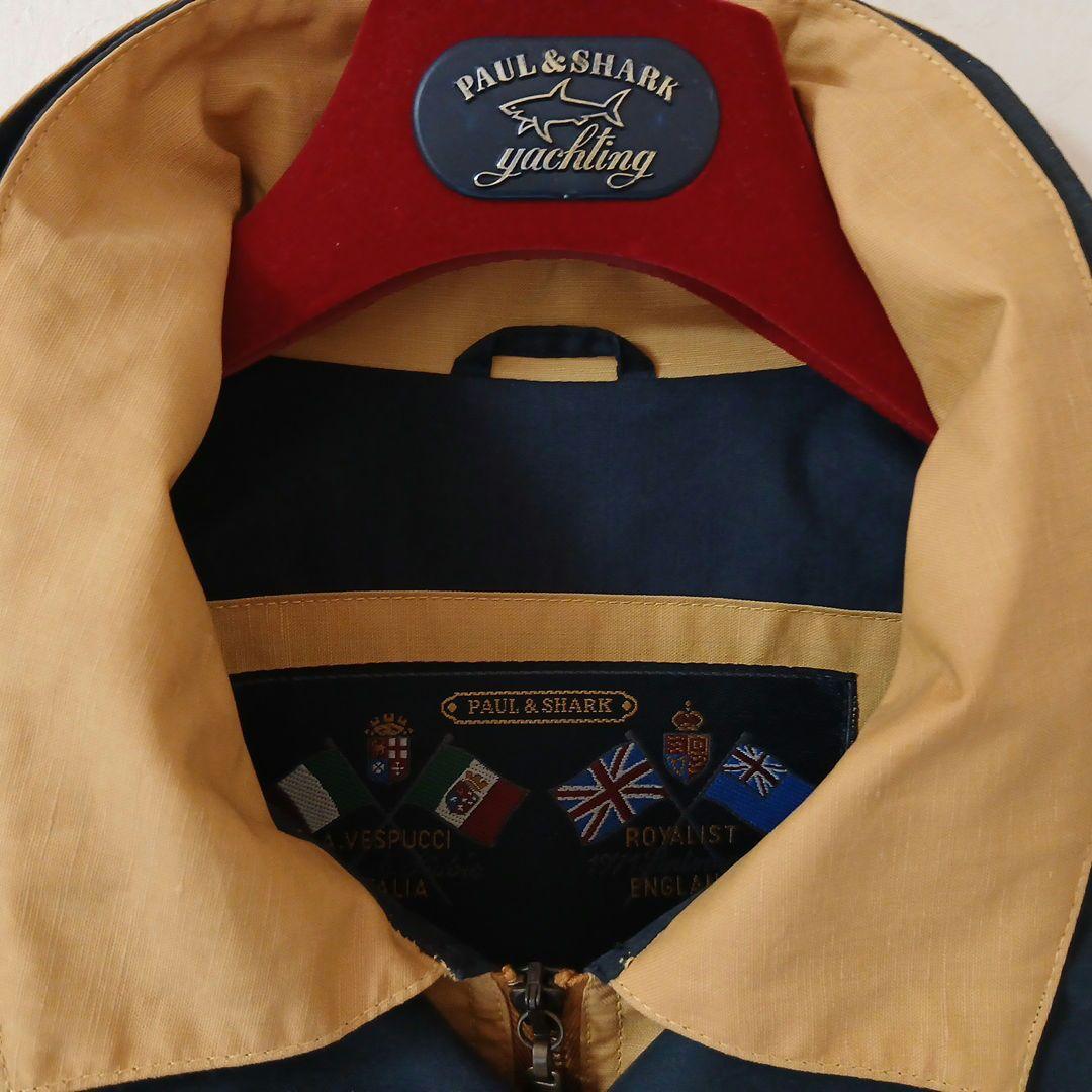 『PAU L&SHARK』メンズ イエロー ジャケット.トレンチコート 【美品】