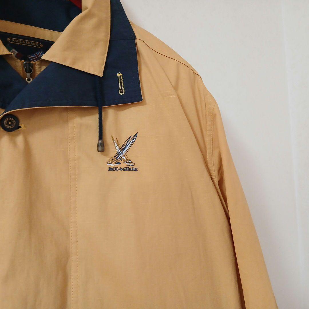 『PAU L&SHARK』メンズ イエロー ジャケット.トレンチコート 【美品】