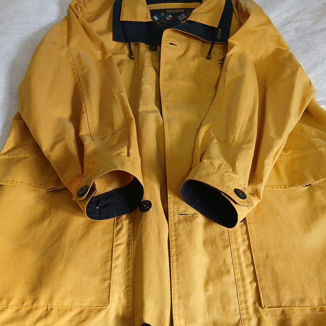 『PAU L&SHARK』メンズ イエロー ジャケット.トレンチコート 【美品】