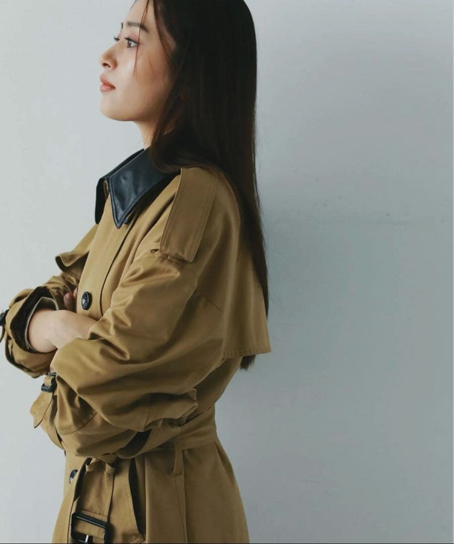 【年内最後‼️新品即発送】AJUGA.★2WAYボリュームトレンチコート