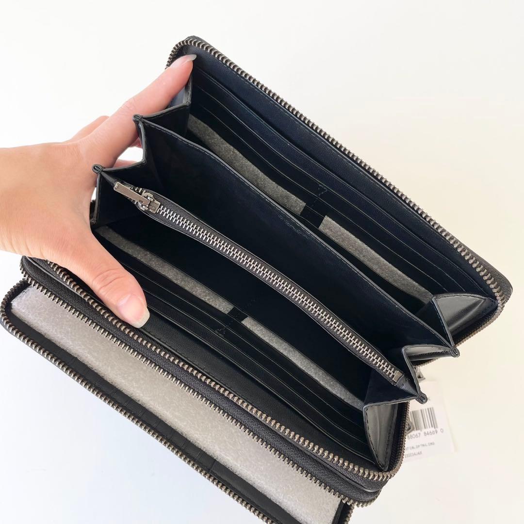 【新品】COACH　長財布 オーガナイザー ダブルファスナー