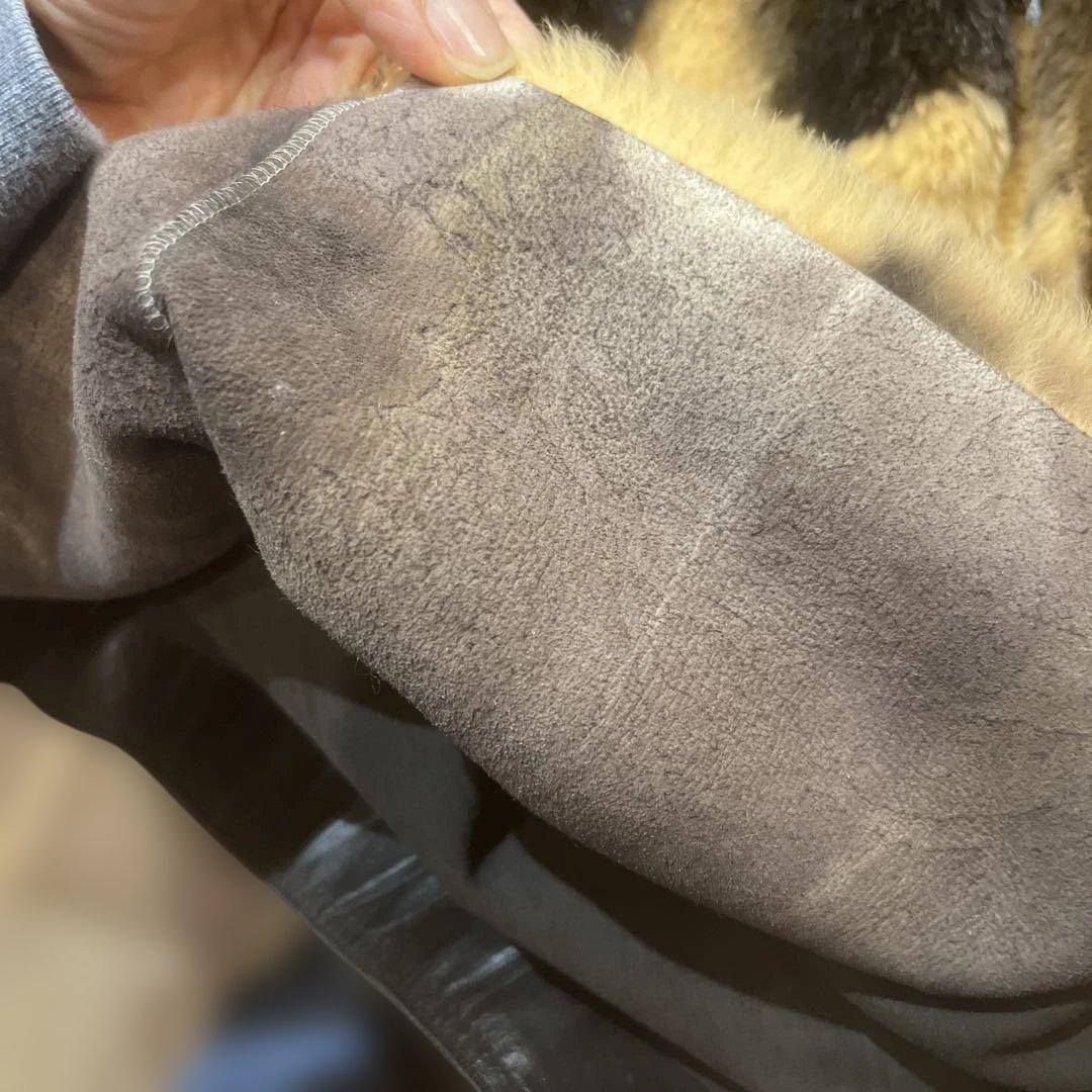 SalfraサルフラITALY製高級レディースレザージャケット44裏地ファー