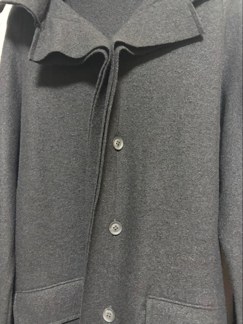 ヨウジヤマモト　プリュスノアール　ロングコート　 NR-T10-174