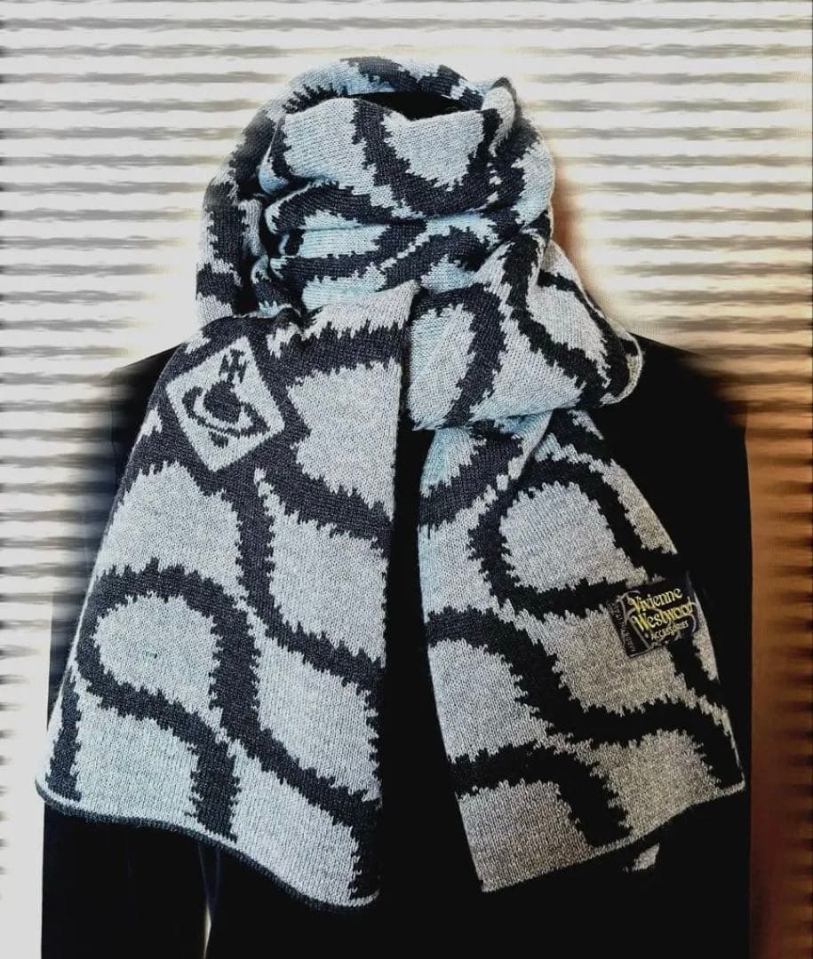 Vivienne Westwood リバーシブルマフラー　スクイグル