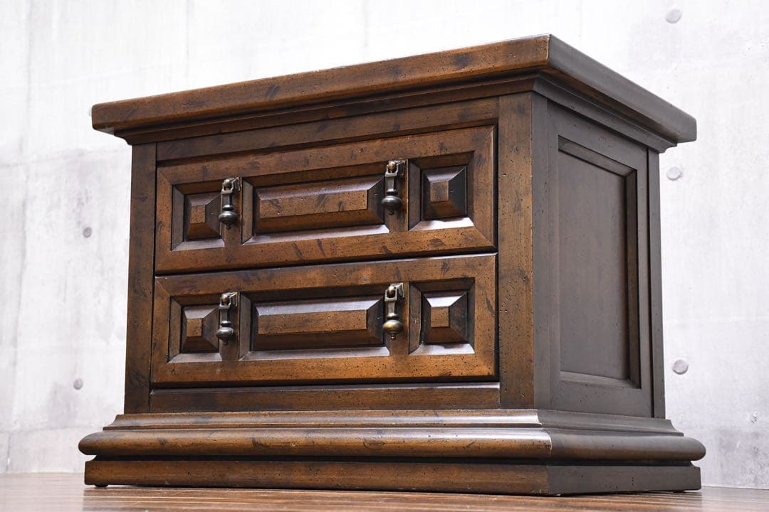 EAK42 ヴィンテージ ドレクセル 2段 サイドチェスト ナイトテーブル