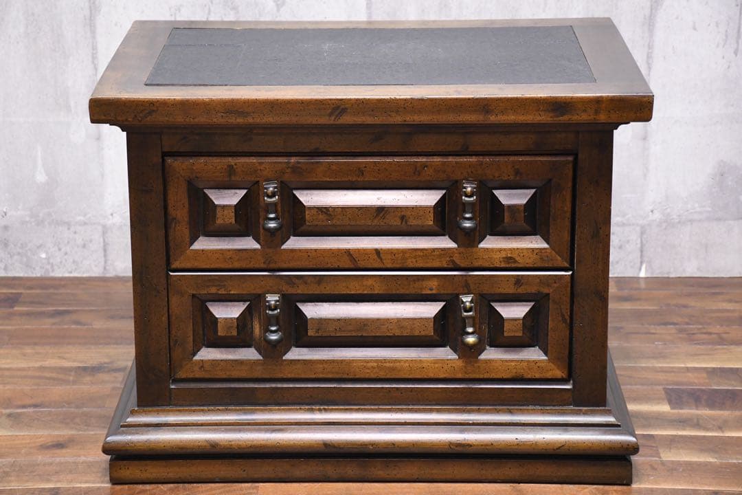 EAK42 ヴィンテージ ドレクセル 2段 サイドチェスト ナイトテーブル