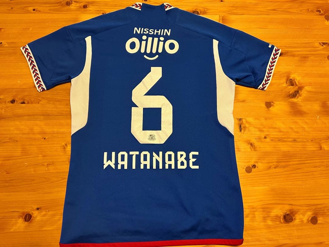 【美品】横浜F・マリノス 2024 ホーム XL 渡辺皓太 #6ユニフォーム