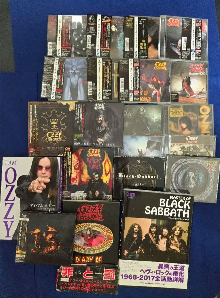 Ozzy Osbourne オジー・オズボーンCD多数＋DVD＋本３冊