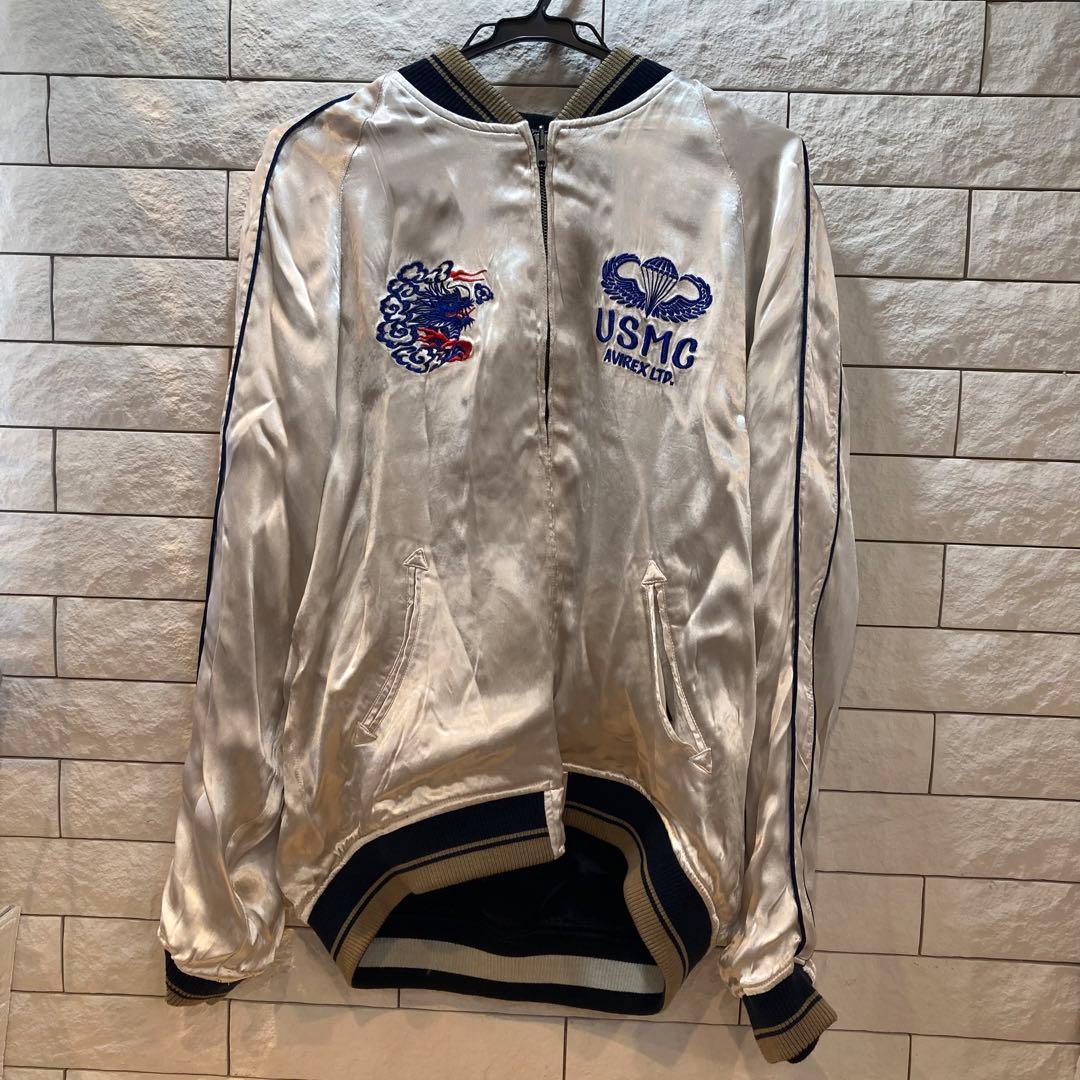 け*う様 【14974】AVIREX アヴィレックス　リバーシブル　刺繍　スカジ