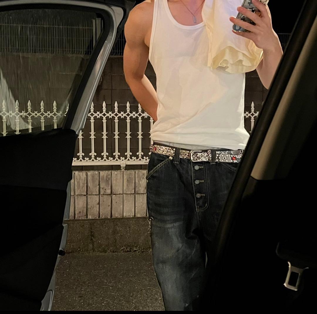 Jaded London スタッズベルト （着画あり）