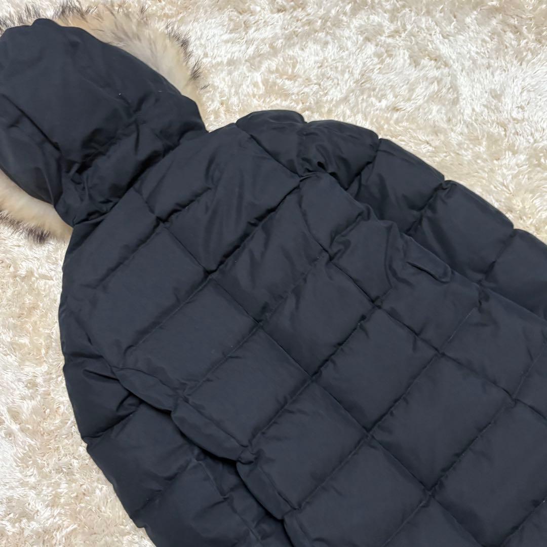 ✨極美品✨ピレネックス グルノーブル リアルファー ダウンコート 36 ブラック