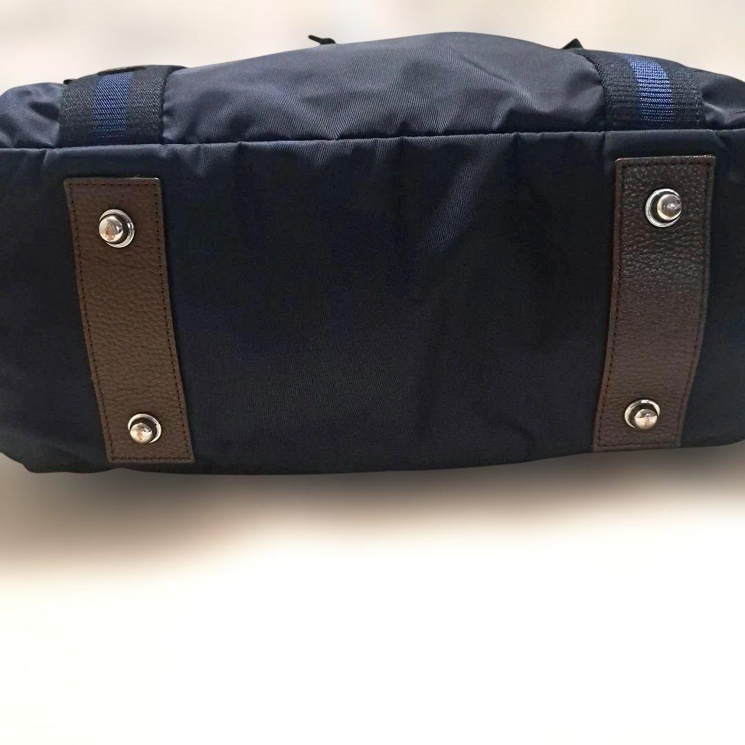 【美品】オロビアンコ トートバッグ ナイロン イタリア製 ARINNA リボン付